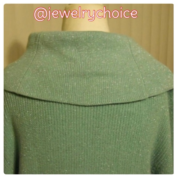 🆕 Kira Shimmer Cowel Neck Sweater Glitter - Picture 5 of 6